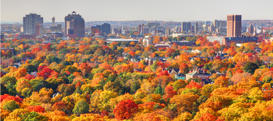 Connecticut in fall