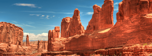 Red rocks in Utah